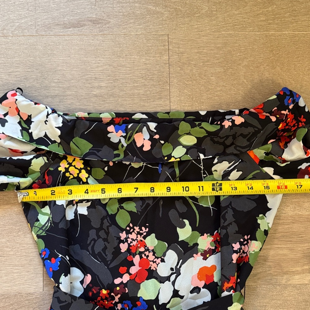 Banana Republic Multicolor Floral 3/4 Sleeve Dress - Picture 12 of 15